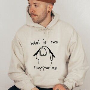 What Is Even Happening Meme Retro Unisex Hoodie
